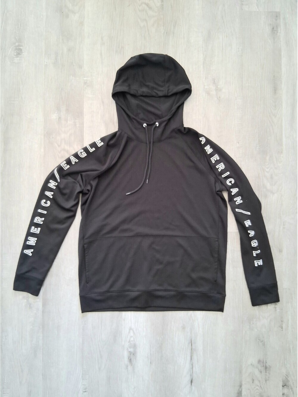 American Eagle Men's L Black AEActive 360 Extreme Flex Pullover Hoodie Sweater